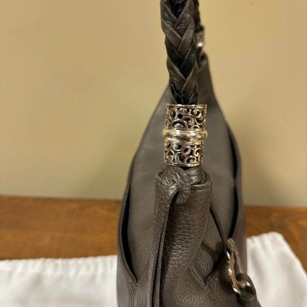 Brighton Barbados Zip Top Hobo Bag